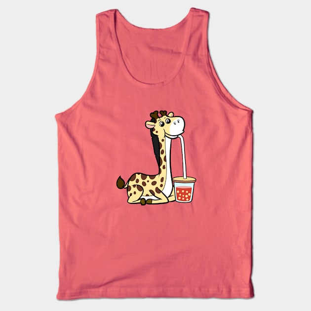 Boba Giraffe Tank Top by WildSloths